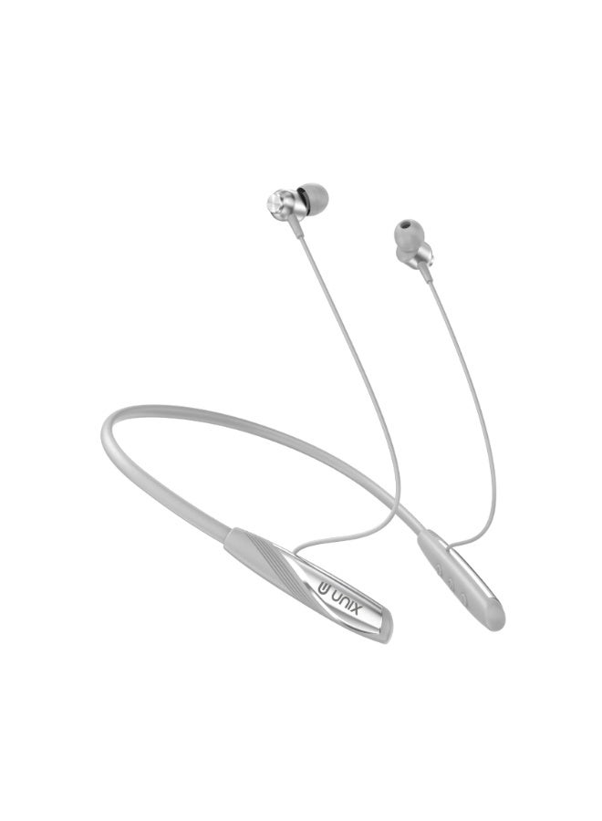 يونيكس سماعة العنق اللاسلكية Unix Versa UX-W1 | اتصال Bluetooth v5.4 | وقت تشغيل حتى 100 ساعة مع باس فائق | تقنية ENC لإلغاء الضوضاء لمكالمات واضحة | شحن من نوع Type-C - Image 1
